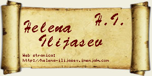 Helena Ilijašev vizit kartica